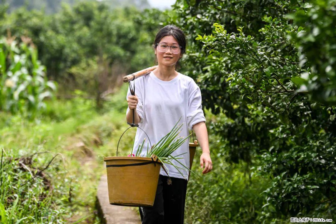 全网追的“扁担女孩”,找了一份暑假工,时薪12元 - 上饶生活资讯 - 上饶28生活网 sr.28life.com